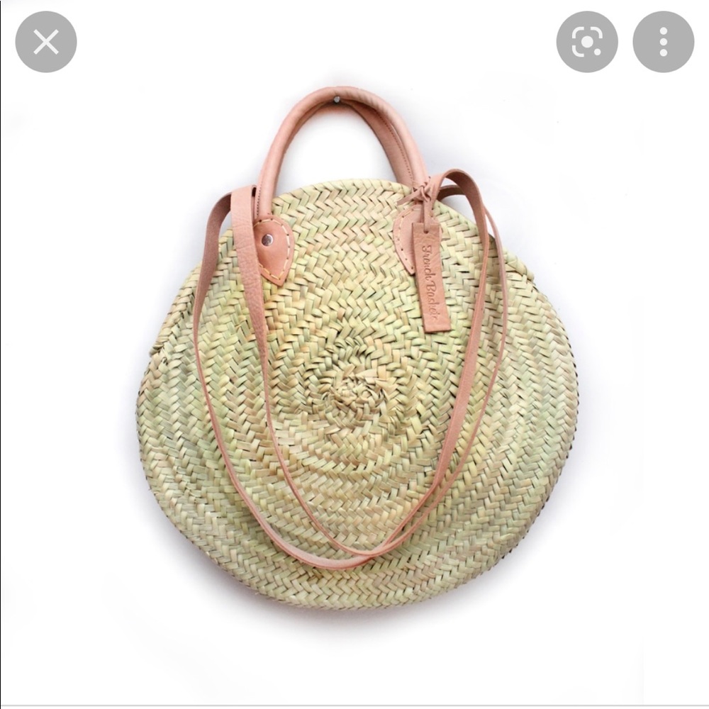 Round basket bag
